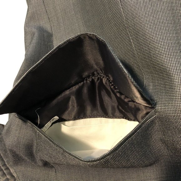 Vintage Jones New York Robinsons May Silk Wool Blend Gray Blazer Men Size L 46 - Picture 5 of 12